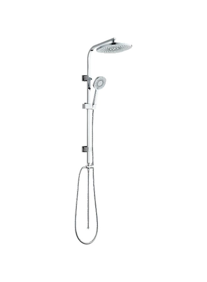 Chrome shower set with handheld shower - Image 2